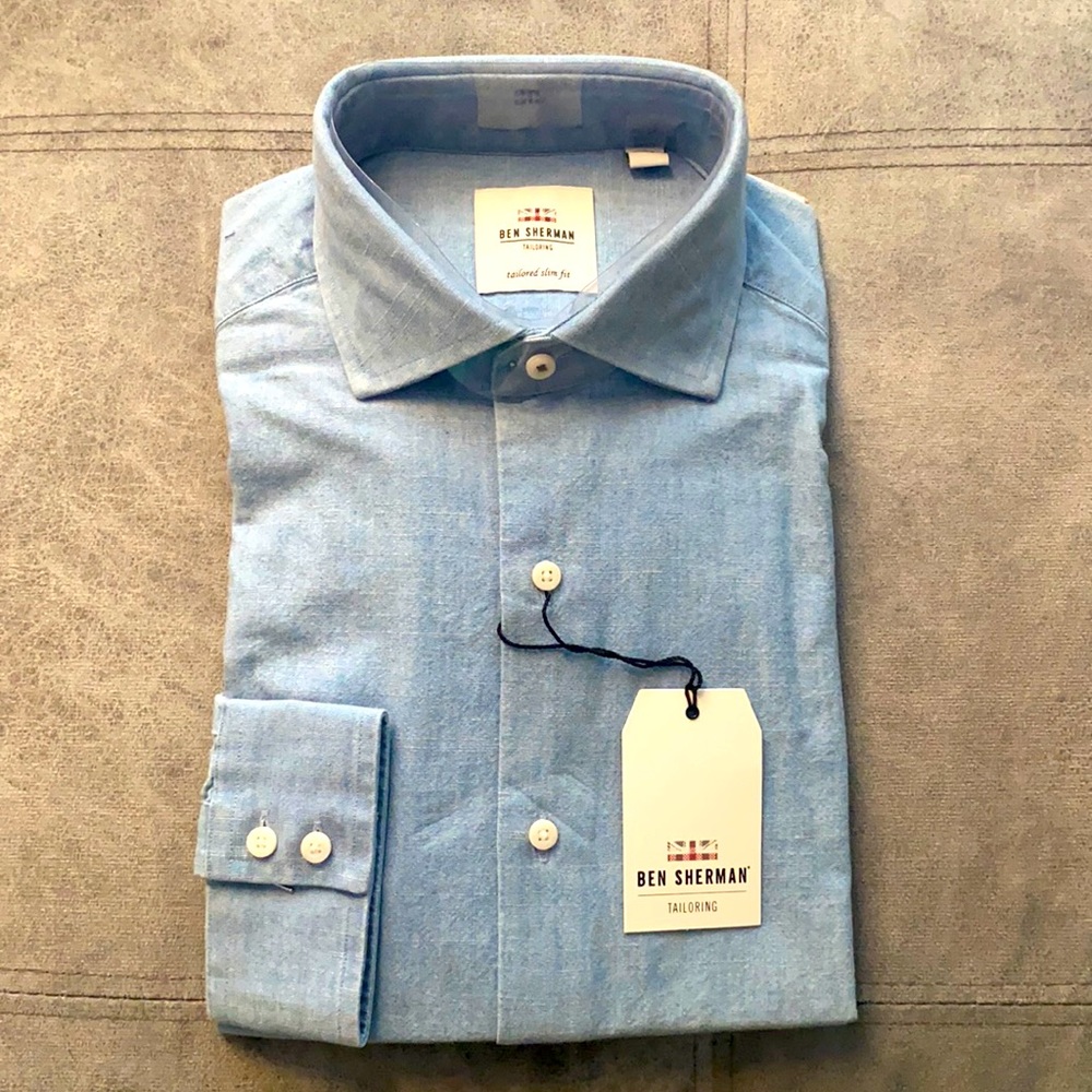 Ben Sherman light blue denim shirt size M